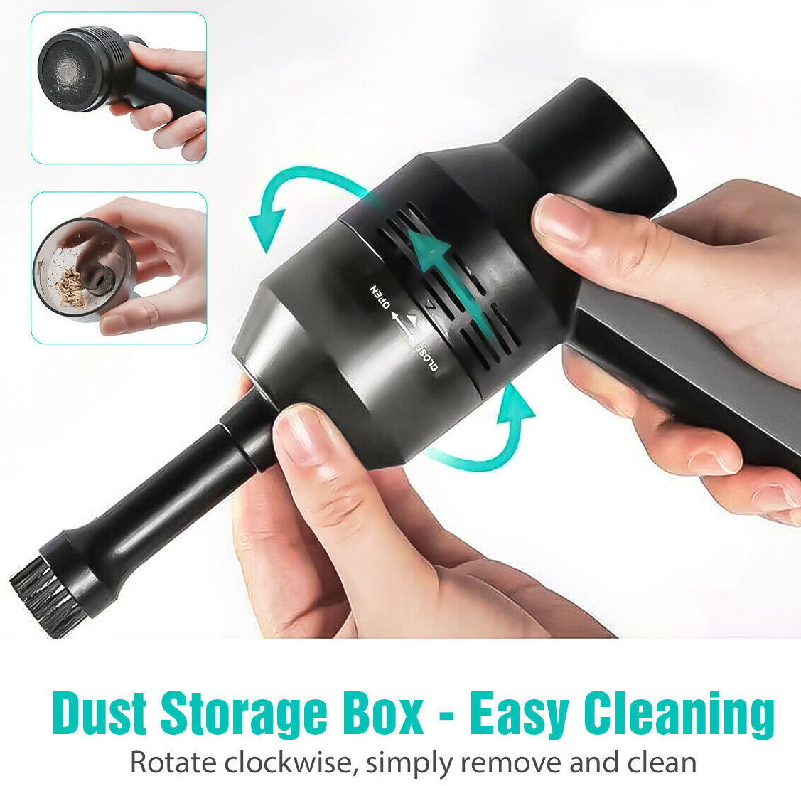 Mini Handheld Vacuum – Portable, Cordless & Multi-Use